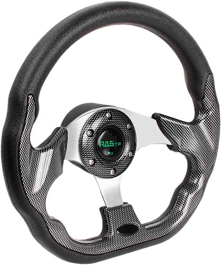 RASTP 12.6 Inch Boat Steering Wheel for Marine Vessels and Yachts