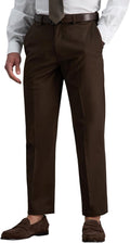 Haggar Premium No Iron Khaki Classic Fit Flat Front Pant (Style P4TO)