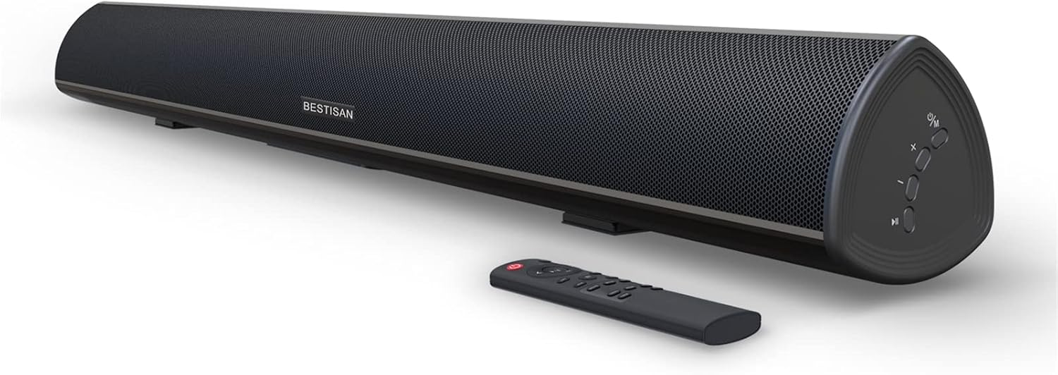 BESTISAN 100 Watt 40 Inch Sound Bar for Home Theater Experience