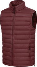 Men's Lightweight Packable Puffer Vest - Warm, Packable Midlayer