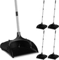 Lobby Dust Pan 4 Pack 37 in Upright Standing Dustpans - Bulk Value