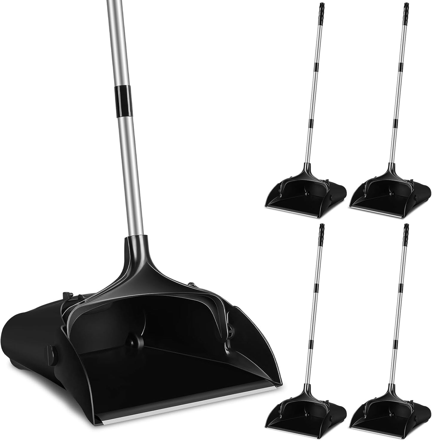 Maxcheck 4 Pcs 37 Inch Lobby Dust Pan for Efficient Cleaning