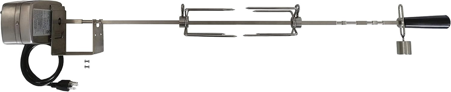 OneGrill Stainless Steel Grill Rotisserie for Weber Models