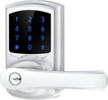 Keyless Entry Door Lock with Keypad and Handle - Satin Chrome