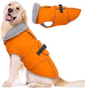 Warm Dog Coat Reflective Fleece Waterproof Jacket - Insulated XXXL