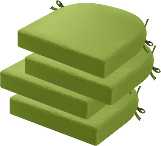 Outdoor Chair Cushions Set of 4, Waterproof and Stylish Comfort