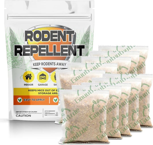 10-Pack Natural Peppermint Rodent Repellent Pouches