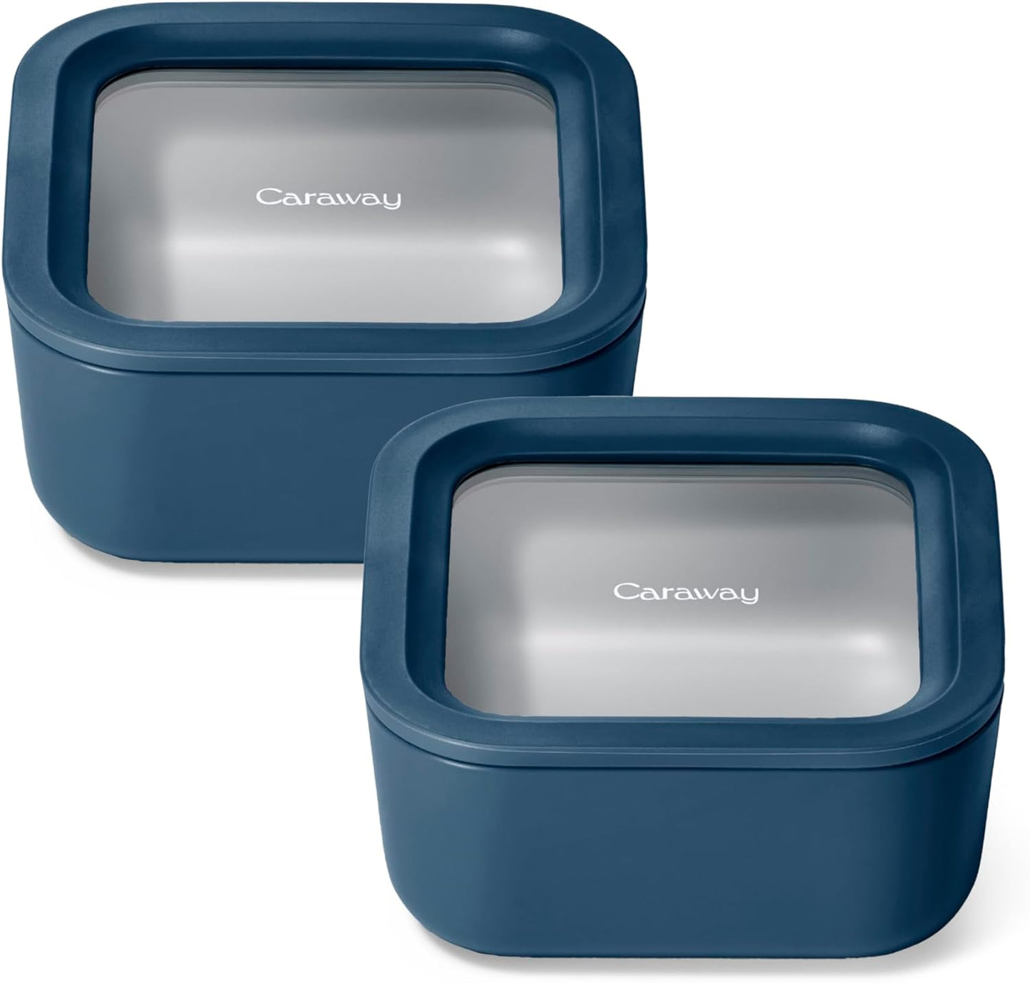 Caraway 2pc Glass Food Storage Set - Non Toxic & Versatile