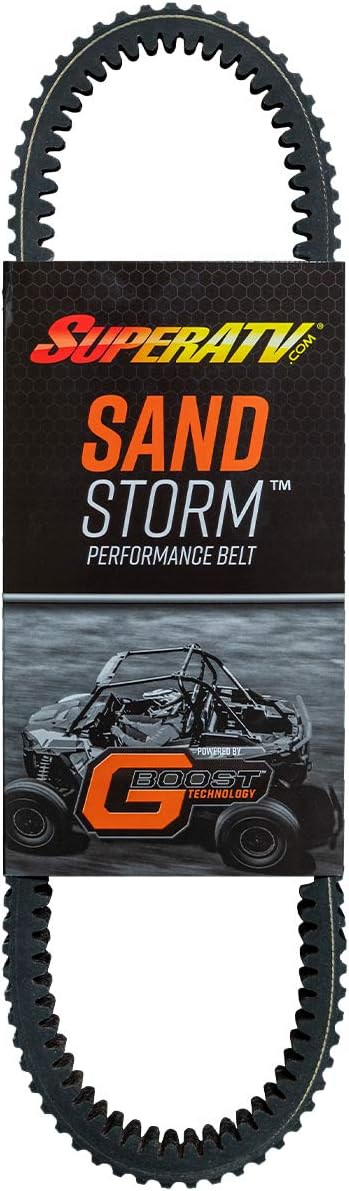 SuperATV Heavy Duty Sand Storm CVT Drive Belt for Polaris RZR