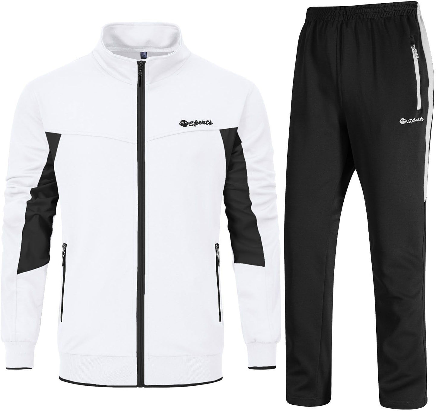 Rdruko Men's Tracksuit Sweatsuits for Gym and Outdoor Activities