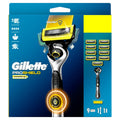 Gillette ProShield Power Razor + 9 Blade Refills - Smooth, Precise
