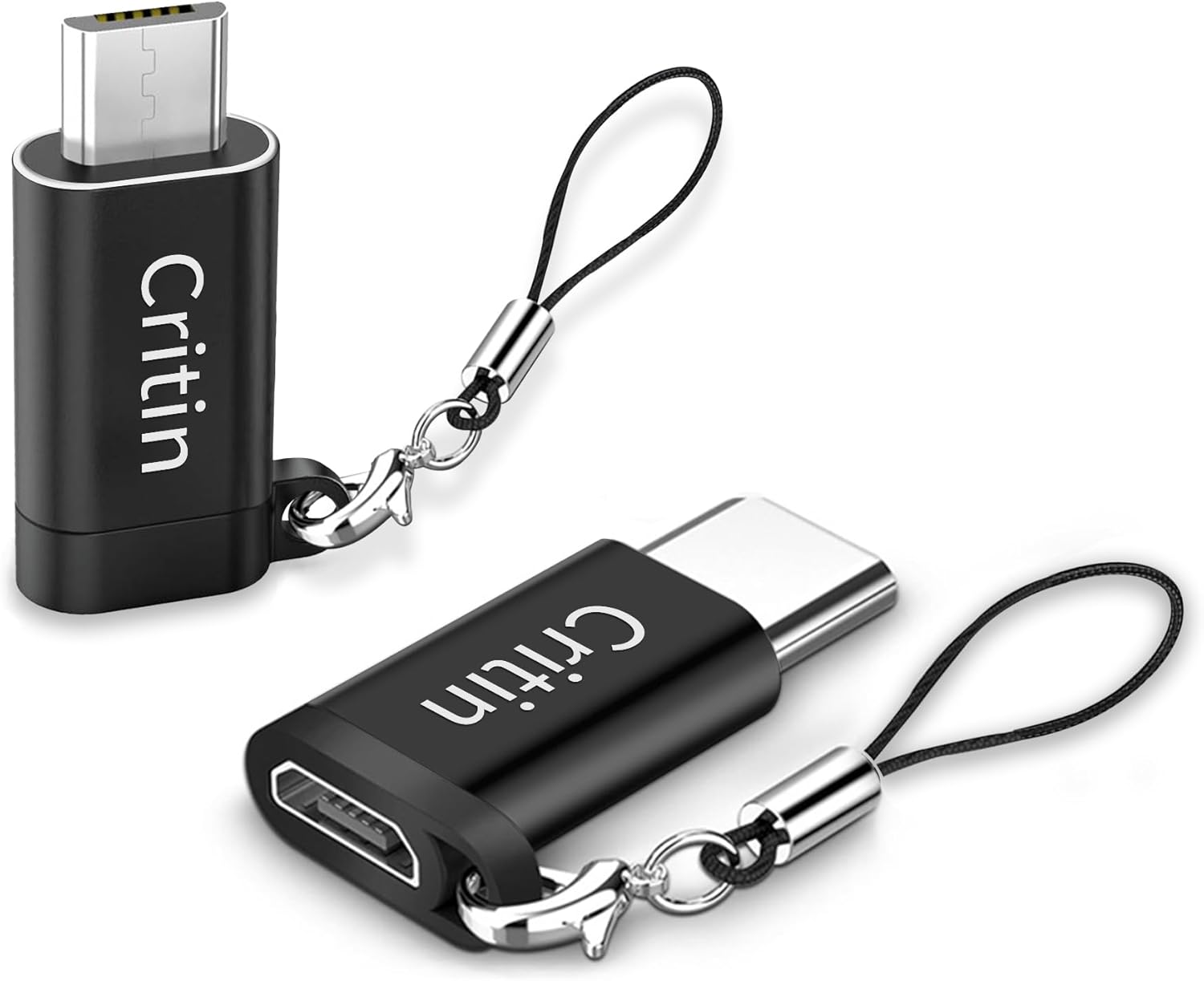 Fast Charging USB-C to Micro USB Adapter Duo
