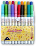 DoodleDazzles Shimmer Markers Set 20 ct - Double Line Metallic