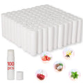 DMSKY 100-Pack Lip Balm 5 Flavors - Moisturizing Coconut & Vitamin E