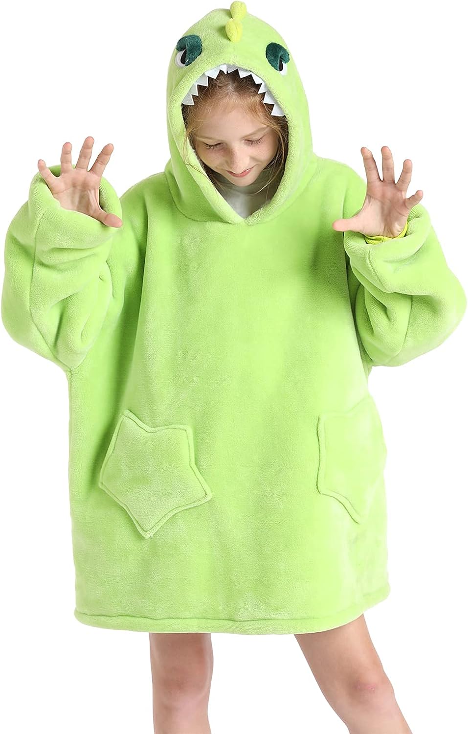 Cozy Dragon Hoodie Blanket for Kids