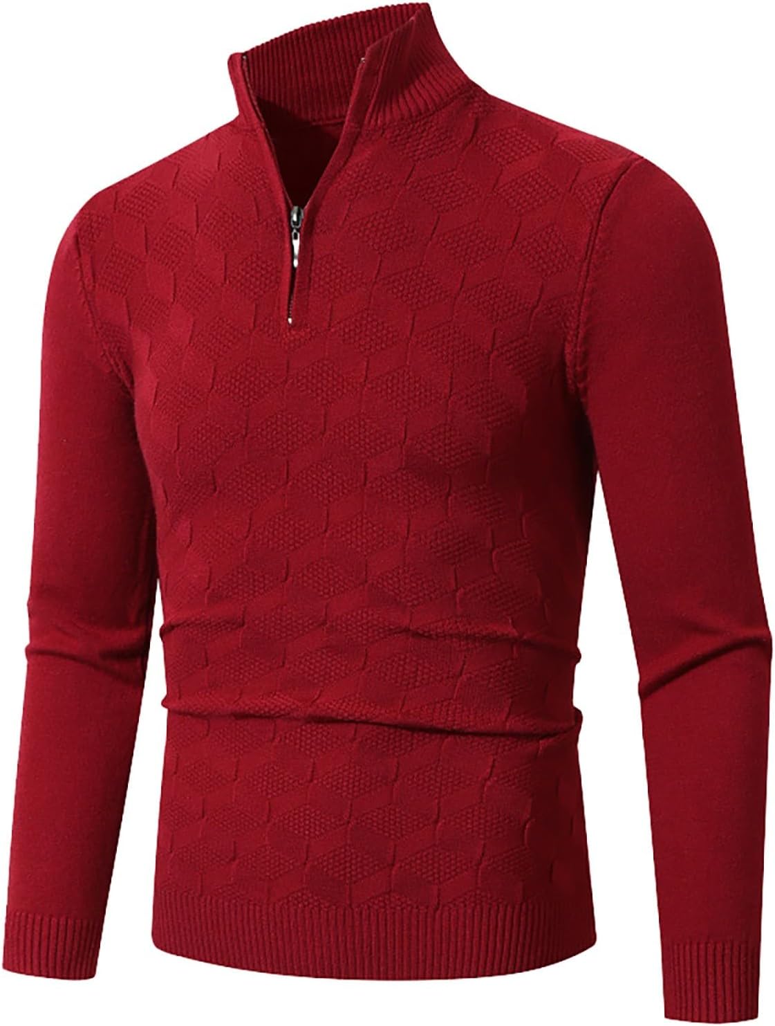 Men's Warm Fleece Quarter Zip Pullover