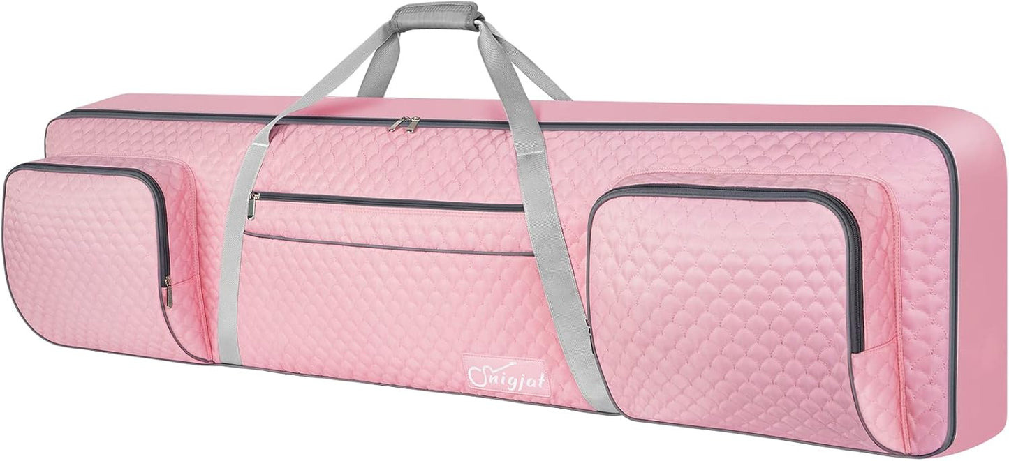 88 Key Keyboard Case with Adjustable Straps and Pockets