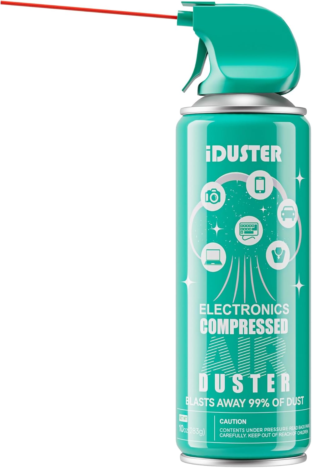 iDuster Keyboard Cleaner - 10oz Air Can for Electronics