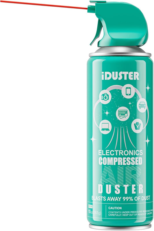 iDuster Keyboard Cleaner - 10oz Air Can for Electronics