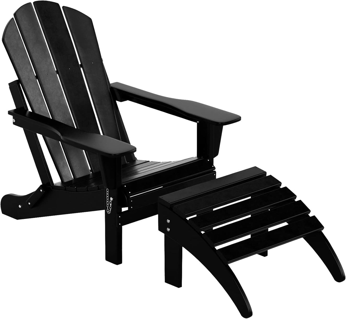 Malibu Outdoor Lounge Chair Set - Durable Poly Lumber Design