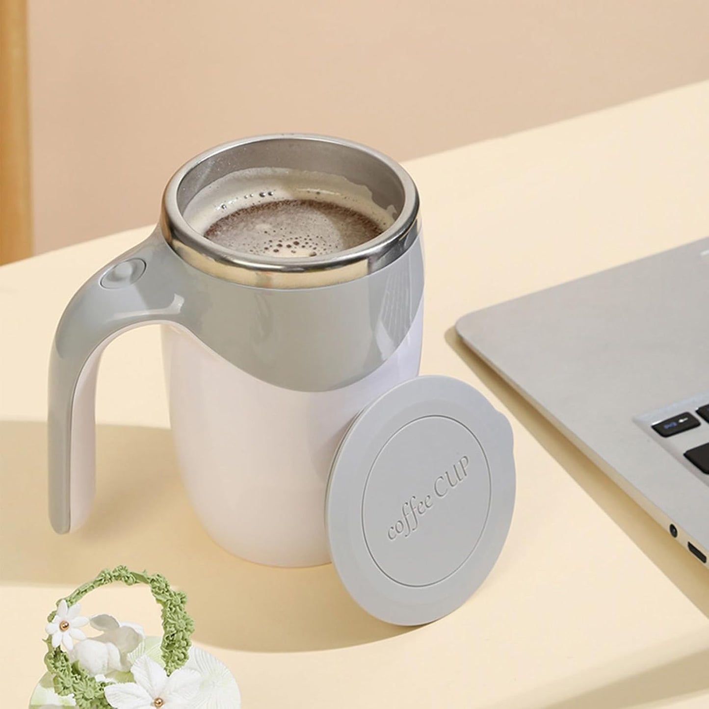 Rechargeable Self-Stirring Coffee Mug | High-Speed Mixing