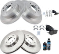 TRQ Front and Rear Brake Pad & Rotor Kit for Nissan Altima and Maxima