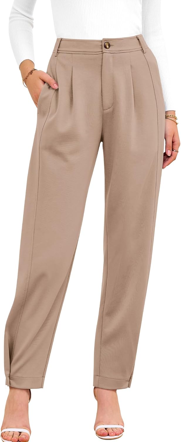 BTFBM Work Pants for Women - Stylish Business Casual Trousers