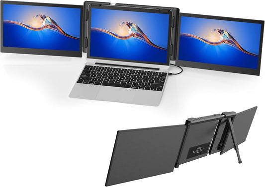 BQAA 13.3 Portable Dual Monitor for Ultimate Laptop Screen Extension