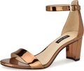 NINE WEST womens Wnpruce Heeled Sandal - Chic Block Heel Statement