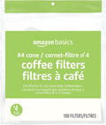 Basics Cone Coffee Filters for 8-12 Cups, 100 Count