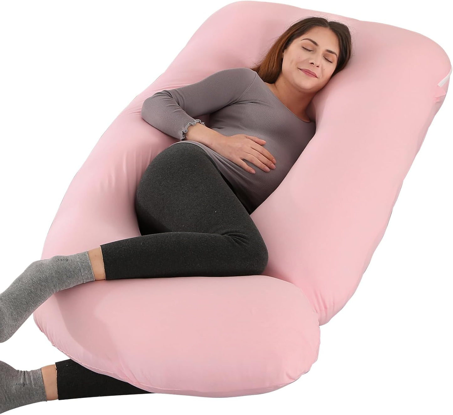 Victostar Pregnancy Pillow: 57in U Shaped Maternity Comfort