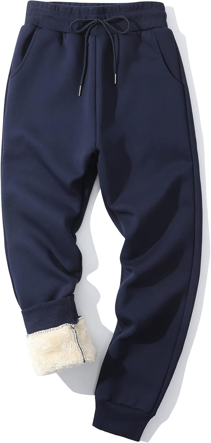 Gihuo Men's Winter Warm Fleece Pants for Ultimate Comfort