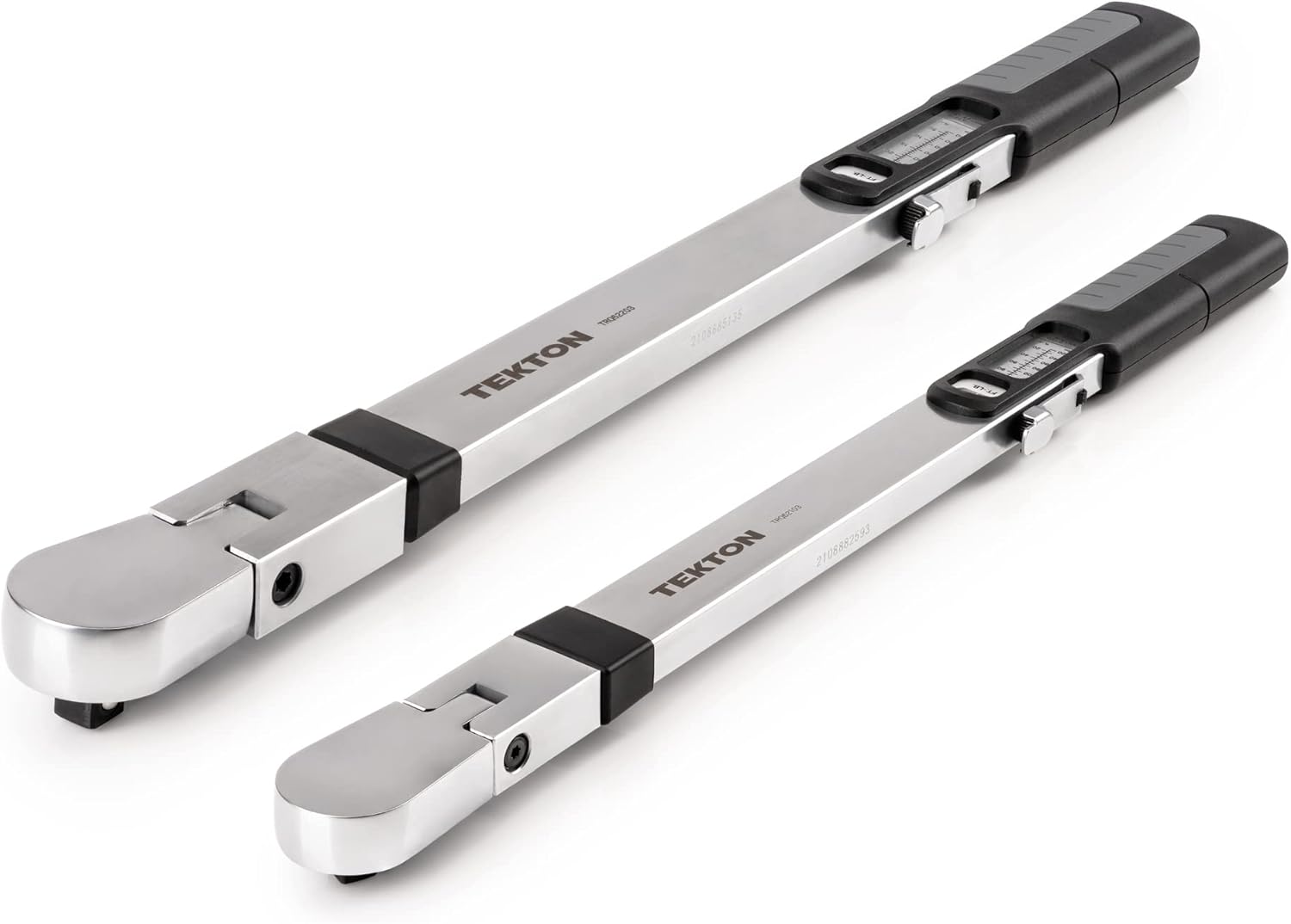 TEKTON 3/8 and 1/2 Inch Drive Torque Wrench Set for Precision