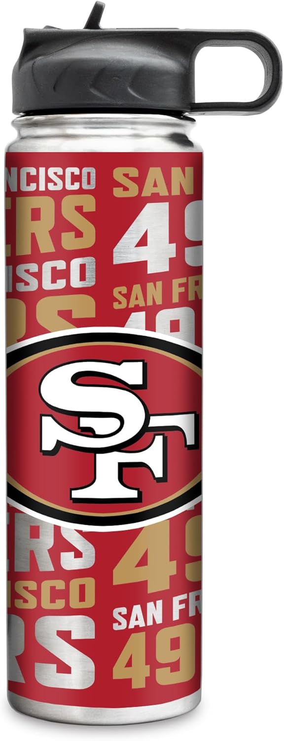 NFL Football Stainless Steel Tumbler with Lid for All Beverages