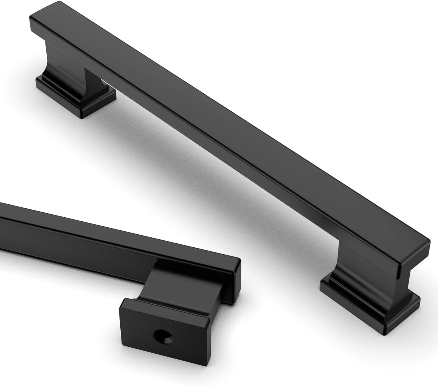 5 Inch Matte Black Kitchen Cabinet Handles for Modern Homes