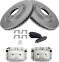 Front Ceramic Brake Pad & Rotor Kit for 2008-2011 Nissan/Infiniti