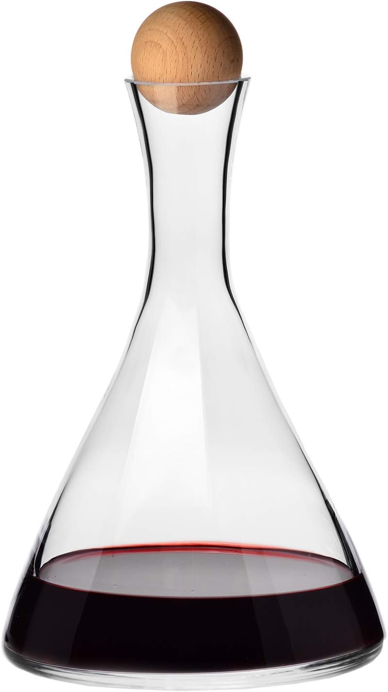 Krosno Wine Carafe Decanter - Elegant Lead-Free Crystal Design