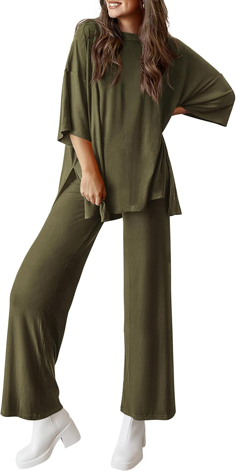 PRETTYGARDEN Two Piece Sets for Women Summer Fashion Lounge