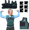 Weighted Vest For Kids - Adjustable 6-Weight Neoprene Compression Vest
