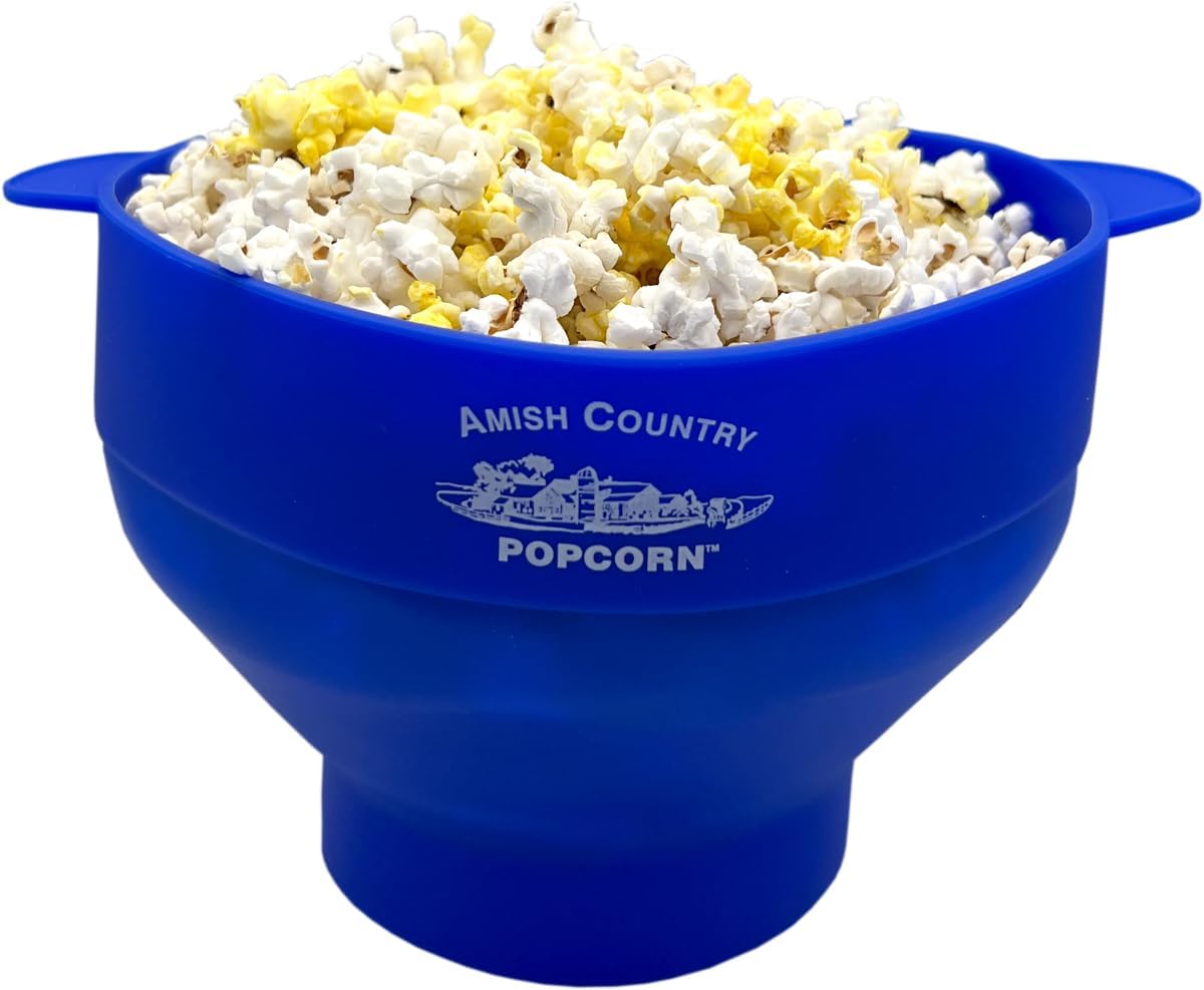 Collapsible Silicone Popper | BPA-Free with Kernels Included