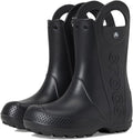 Crocs Kids' Handle It Rain Boots - Cozy, Easy On for Puddle Play