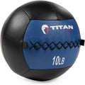Titan Fitness Soft Leather Medicine Wall Ball 10 lb - Durable Training