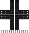 10x10 L Post Bracket 4PCS - Heavy Duty L Shape Mending Plates