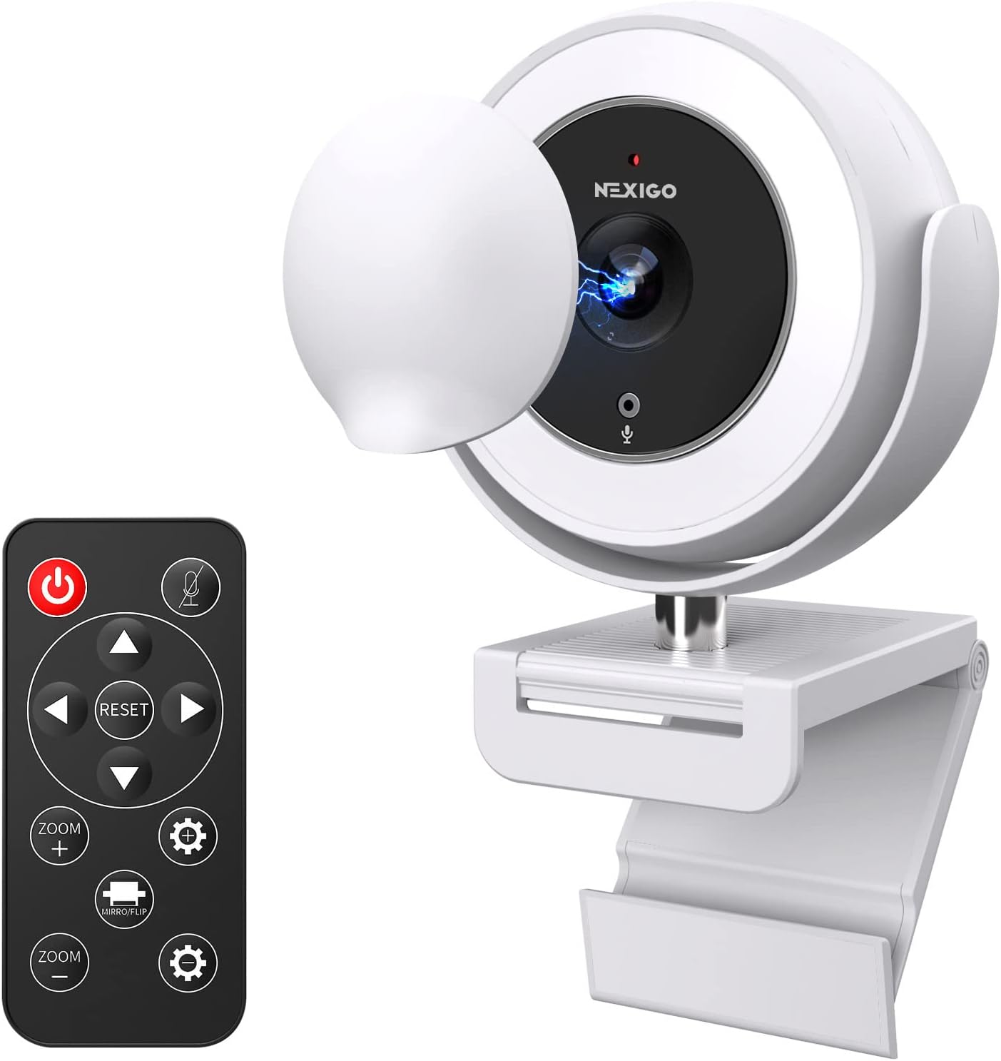NexiGo N940E Webcam: 60FPS Zoomable 1080P with Remote Control