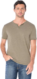 Lucky Brand Venice Burnout Notch Neck Tee - Soft Everyday Staple