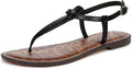 Sam Edelman Gigi Flat Sandal - Comfortable Leather Thong (Style 9JSH)