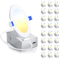 Ensenior 24 Pack 4 in LED Recessed Ceiling Light - Dimmable, 6CCT