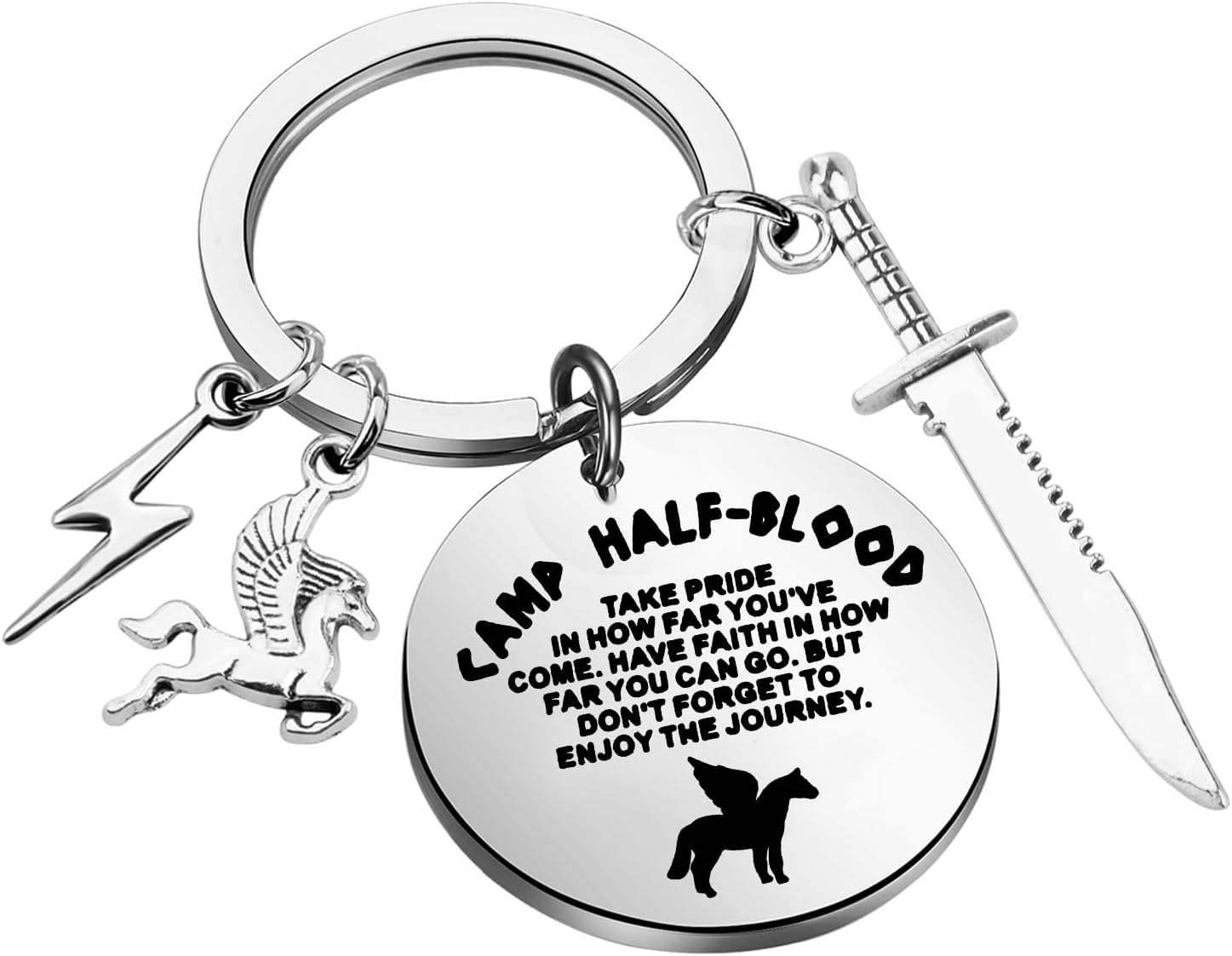 Percy Jackson Horse Keychain - Half Blood Camp Gift