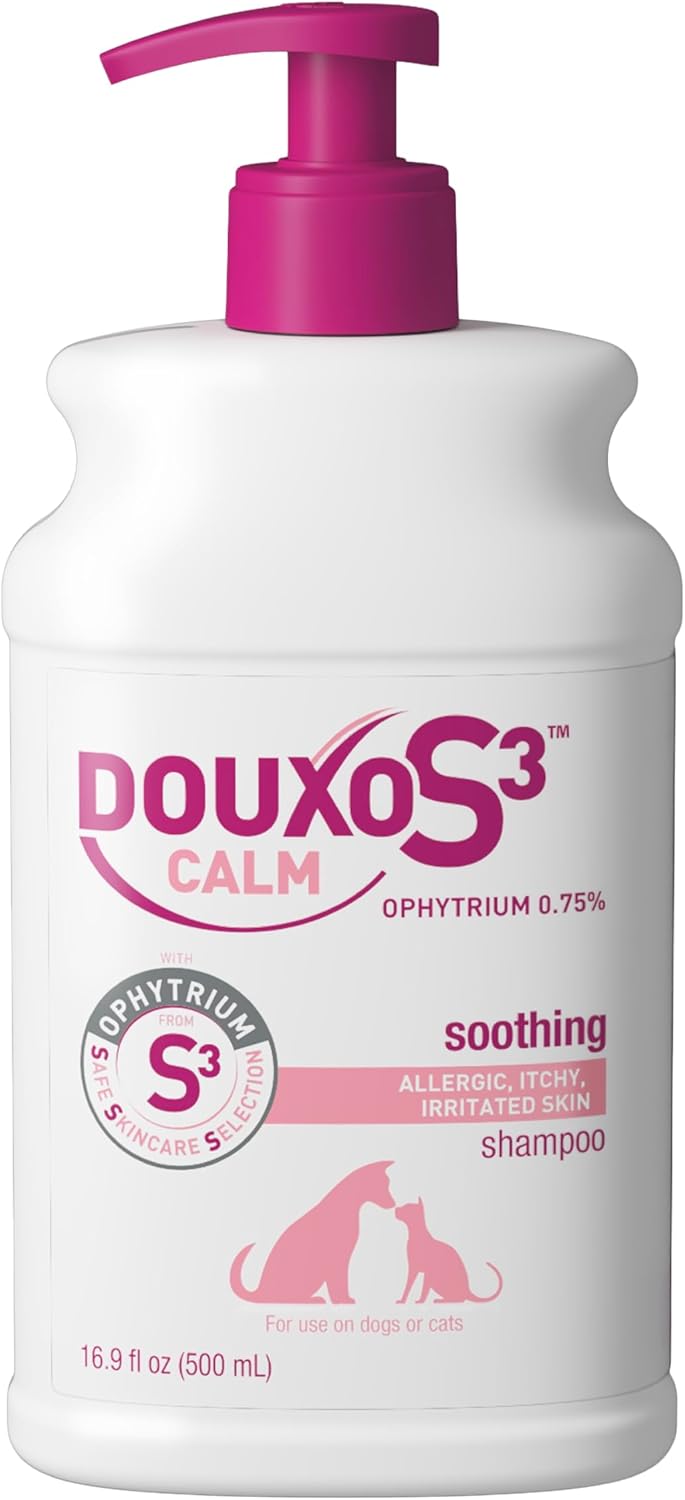 Douxo S3 Calm Shampoo for Dogs and Cats, 16.9 fl. oz. Relief