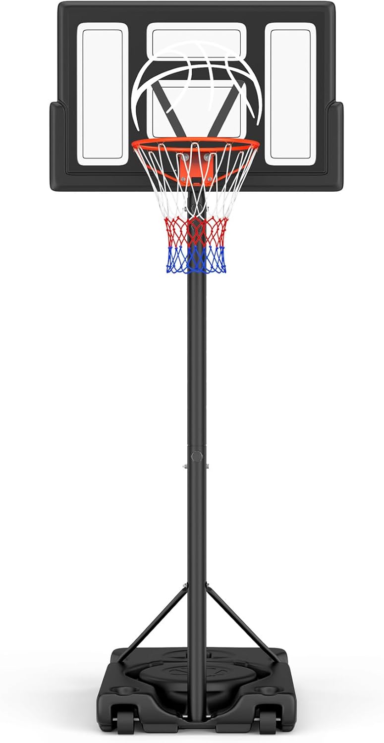 Adjustable 10ft Basketball Hoop for Outdoor Fun and Exercise